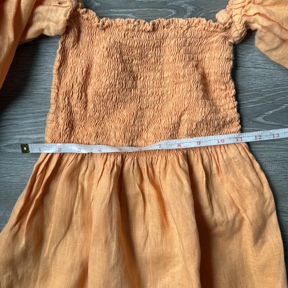 Sleeper Atlanta Linen Dress Medium - Picture 6 of 14